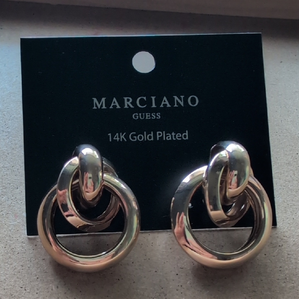 Guess by Marciano 14K Gold Plated  Earrings